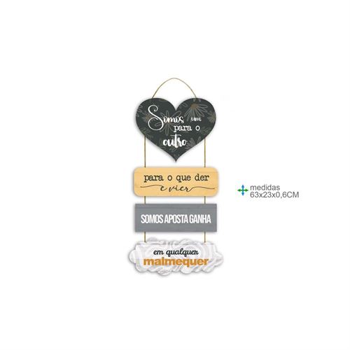 BD-77943 PLACA PAREDE MDF 23X0,6X63CM