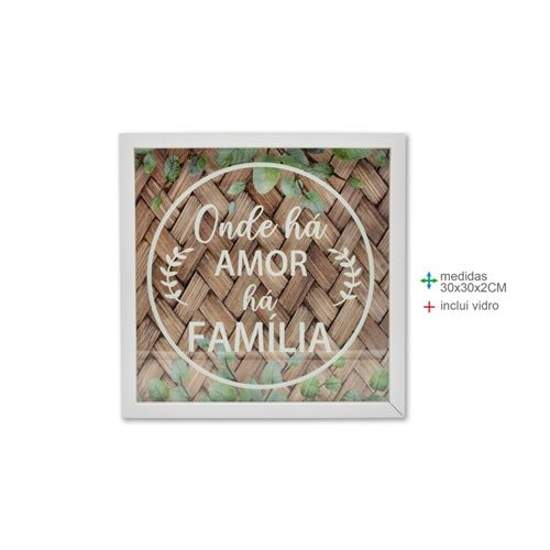 BD-78286 QUADRO MDF 30X2X30CM
