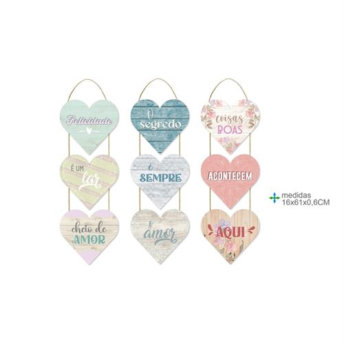 BD-78504 PLACA PAREDE MDF 16x0,06X61CM