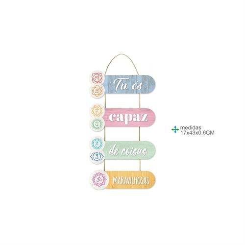 BD-78506 PLACA PAREDE MDF 17x43x0,6cm