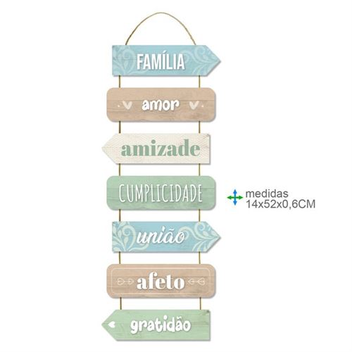 BD-78909 PLACA PAREDE MDF 14x52x0,6cm