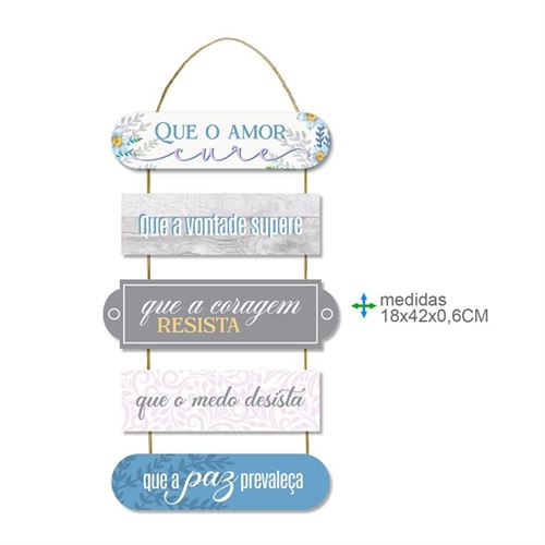 BD-78916 PLACA MDF PAREDE 18x42x0,6cm