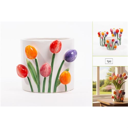 P020499197 VASO D240520 A DECORATIVO 17.6X19.5X16CM