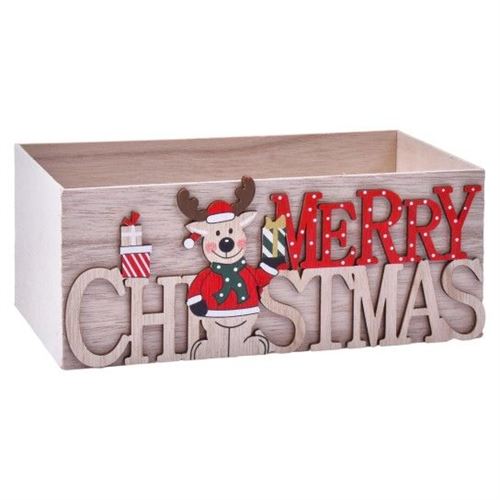 248680 CAIXA MDF NATAL SK 0247-868 22X12X9CM
