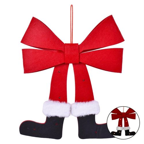 249724 LAÇO NATAL C/LUZ SK 0247-972 27X35CM