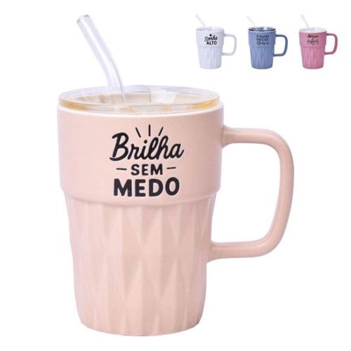 257132 CANECA C/TP PALHI 420ML SK 257-13