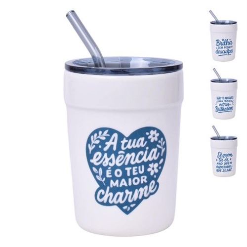 257194 COPO C/TP PALHINHA 420ML SK 257-19