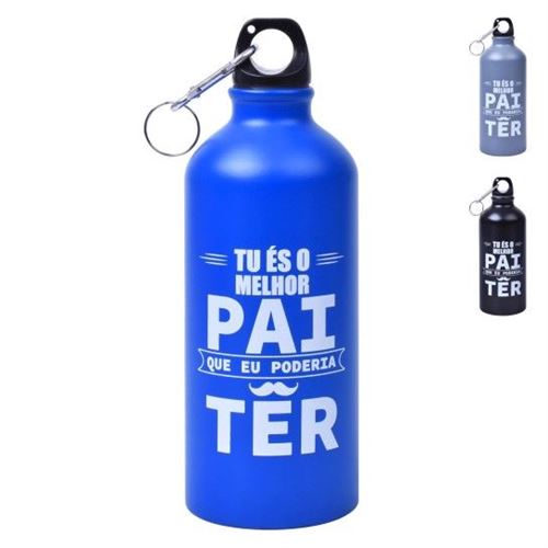 100710 GARRAFA ALUM PAI 600ML 7,2X21,5