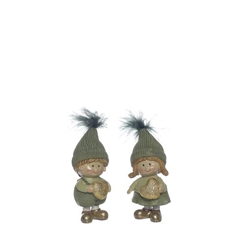 90412 MENINO/A POLIRESINA 13CM