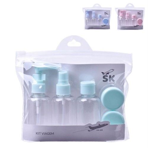 000631 NECESSAIRE VIAGEM  5PÇ 2355-000-06C