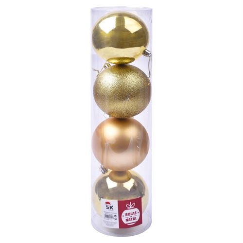 041017 BOLAS NAT.4PC 10CM DRD 2978-004-10A