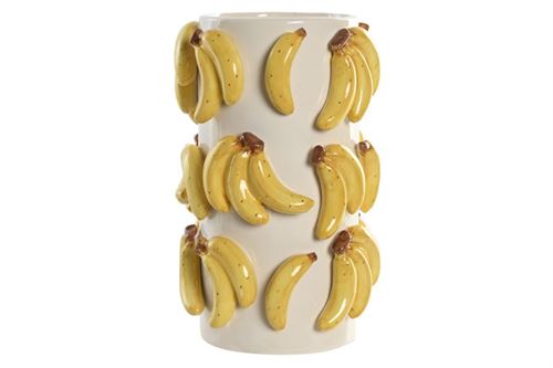JR-220167 JARRA CERAMICA 16X16X26CM AMARELO