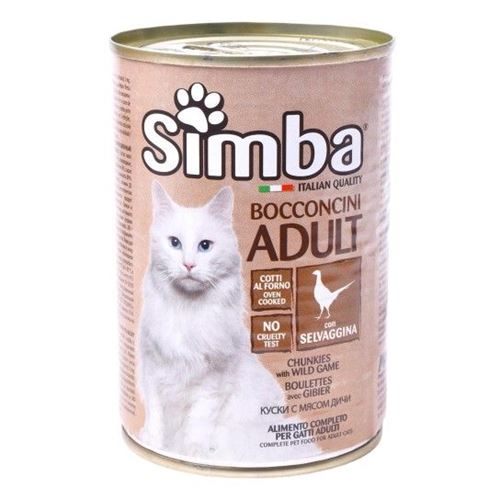 009539 SIMBA GATO C/CARNE DE CAÇA 415G