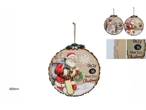 967658 CALENDARIO NATAL TRONCO 29CM