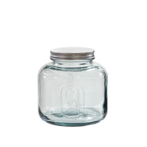 36382 FRASCO VIDRO TAMPA METAL 1,5KG C 15,00 L 15,00 A 15,00