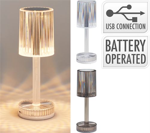 ANC000405 CANDEEIRO MESA ACRILICO LED