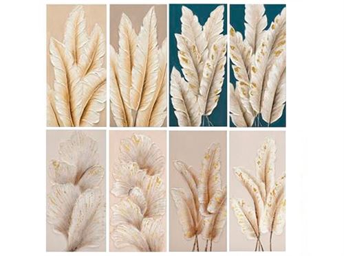 556543 TELA 100% PINTADA À MÃO MUSOFT 30X60X3CM 8 VARIADOS