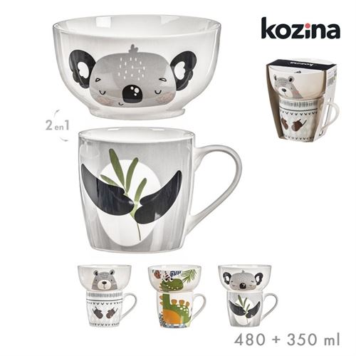 CANECA TIGELA ANIMAIS SORTIDO