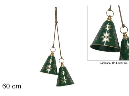 489070 SINO PENDURAR 2PÇS VERDE