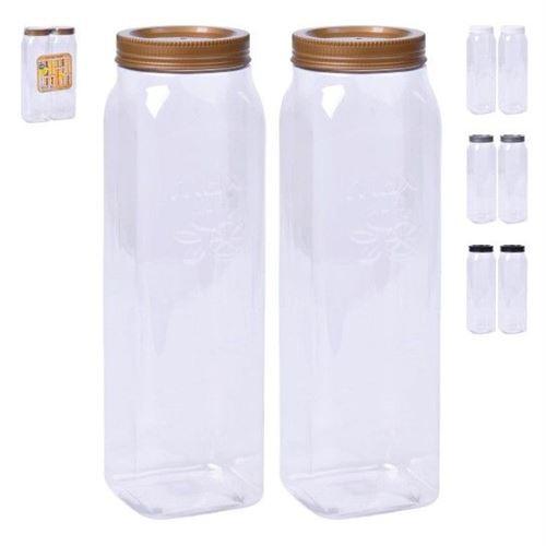 300556 CONJ 2 FRASCOS PLAST 130ML 0055