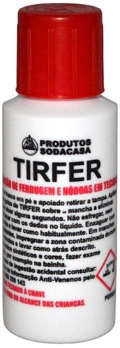 TIRFER TIRA FERRUGEM DA ROUPA FRASCO 60ML