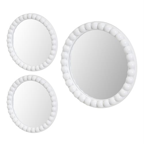 806695 ESPELHO REDONDO PL SET3 25X2X25