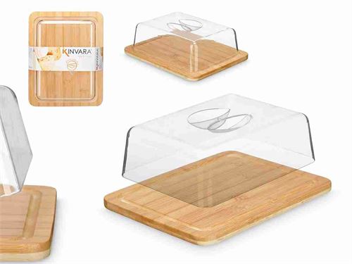 10426 QUEIJEIRA RECTANGULAR BAMBU
