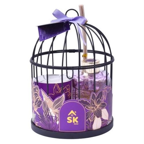 007027 SET MIKADO 100ML VELA LAVANDA SK0070-02