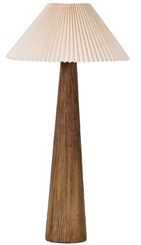 LA-220152 CANDEEIRO DE PÉ CERÁMICA POLIESTER 54X54X102