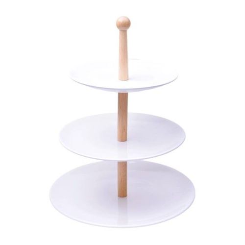 560204 BANDEJA BOLO 3 ALT 31X32CM