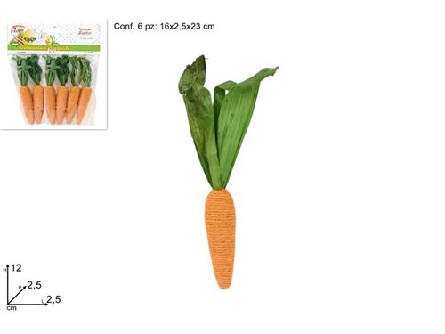 432991 CENOURA PASCOA 12CM 6PÇS
