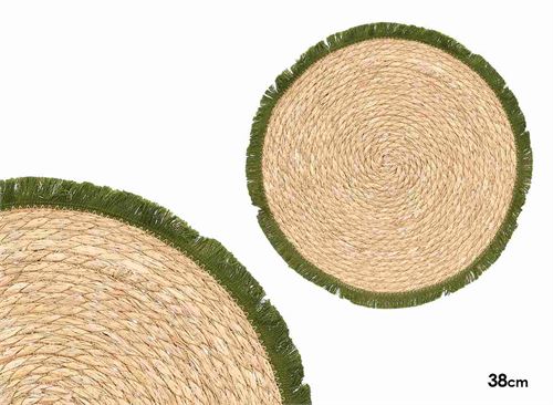 13083 INDIVIDUAL FRANJAS VERDES 38CM