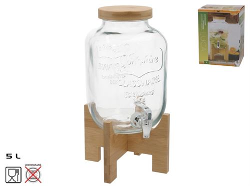 583129 DISPENSADOR VIDRO COM TORNEIRA 5L