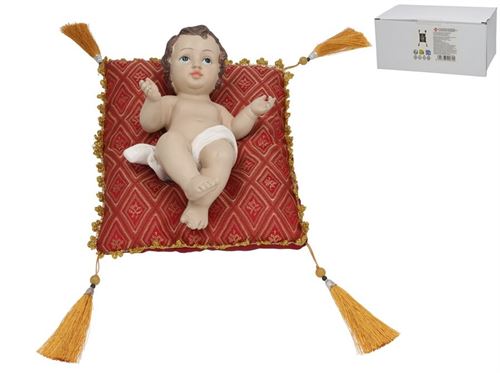490724 MENINO JESUS ALMOFADA 14X8,X25,5CM