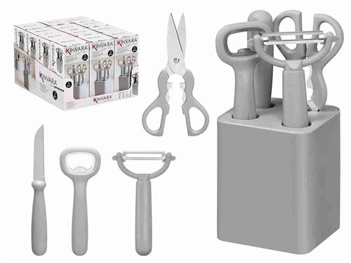 12826 SET UTENSILIOS COZINHA 5PÇS 19CM