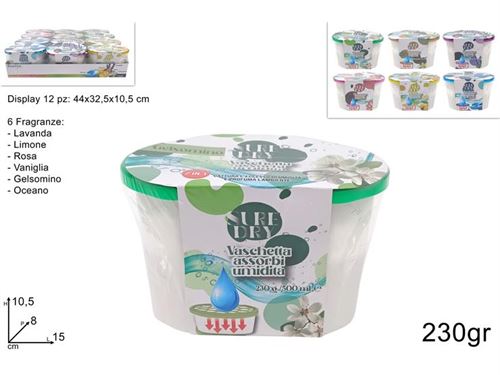 591208 ABSORVE HUMIDADES 230GR/500ML 6 SORT