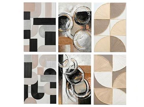 556796 TELA 100% PINTADA À MÃO SURYA 60X90X3CM 6 SURT