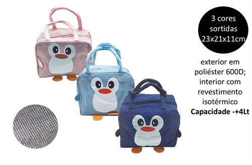 24888 SACOS TERMICO PINGUIM 23X21X11CM