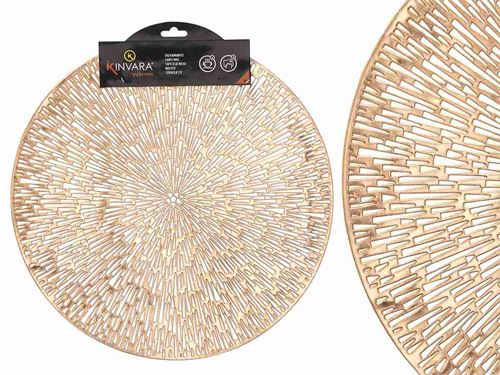 10366 INDIVIDUAL PVC OURO 38,5CM