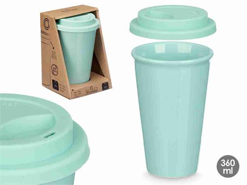 10981 COPO CERAMICA TAMPA SILICONE 360ML