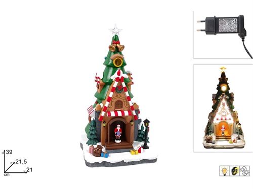 347837 ARVORE NATAL DEC LUZ MOV 39CM