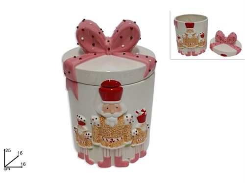282213 FRASCO CERAMICA NATAL 25CM CANDY