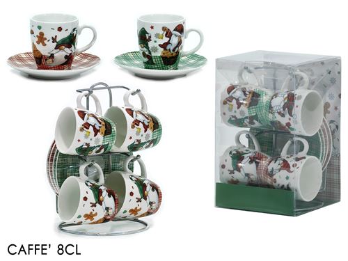 SET CAFE CERAMICA NATAL COM SUPORTE