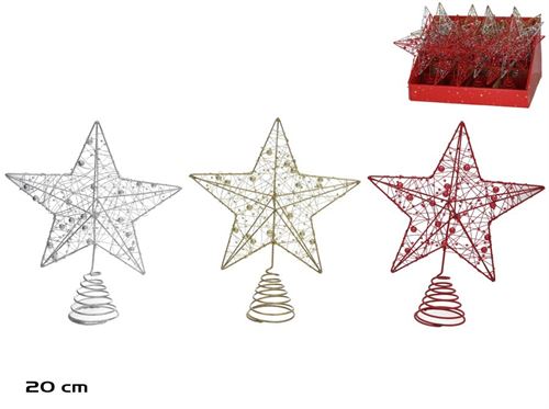 491585 PONTA ARVORE NATAL 20CM