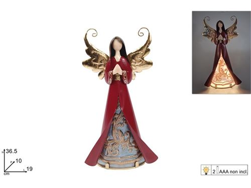 391632 ANJO 36,5CM LATA COM LUZ