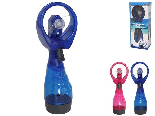 492577 VENTILADOR MANUAL C/PULVERIZADOR 6X27CM