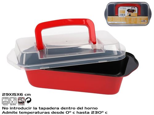 908399 MOLDE C/ TAMPA ADRIANA 29X15X6 CM