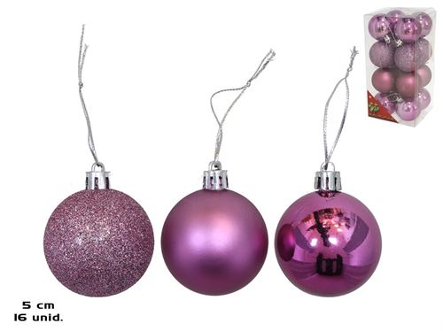 BOLA NATAL CX 16 VIOLETA