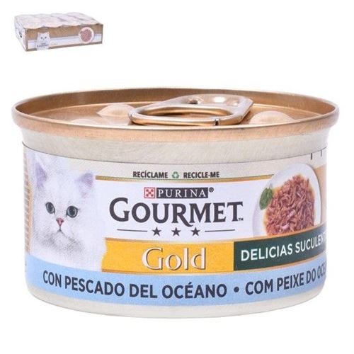 502490 GOURMET GOLD SUCULENTA PESCADA 85GRS