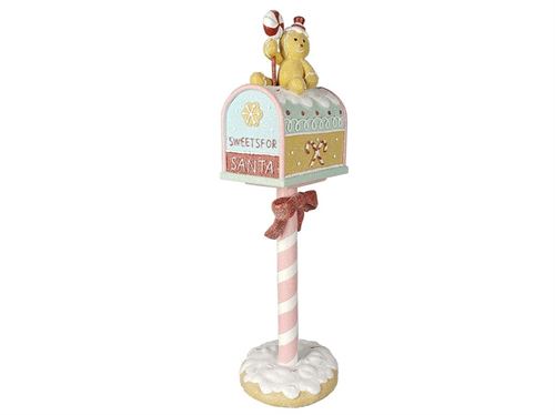 GENGIBRE BREAD MAILBOX 36X10,5X10 CM